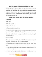 Kịch bản chương trình giao lưu văn nghệ hay nhất