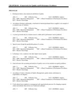 Quality and performance excellence 7th edition evans test bank 