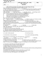 đề kiểm tra 45 phút lịch sử 12 HKI