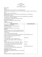 giáo án toán lớp 3 học kỳ 2