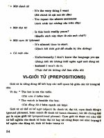 Động từ bất quy tắc và những điều cần yếu trong văn phạm tiếng anh   phần 2 