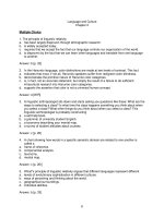 The anthropology of language an introduction to linguistic anthropology 3rd edition harriet joseph ottenheimer test bank 