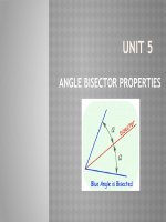 Chương III. §5. Tính chất tia phân giác của một góc