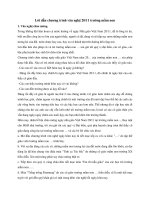 Lời dẫn văn nghệ ngày nhà giáo việt nam 2011 cho trường mầm non