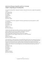 Statistics for managers using microsoft excel 7th edition levine test bank 