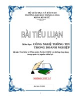 Tìm hiểu về phần mềm perfect HRM và những ứng dụng trong quản trị nguồn nhân lực