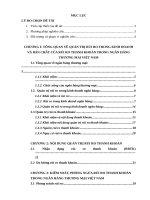 quản trị rủi ro thanh khoản trong các ngân hàng thương mại việt nam 