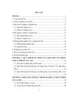 Sự truyền bá và phát triển của đạo hồi vào đông nam á nghiên cứu trường hợp của vương quốc aceh thế kỷ XVI   XVII 