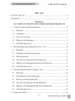 các chứng từ thường dùng trong kinh doanh quốc tế