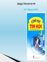 Chương I. Bài 1. Những gì em đã biết