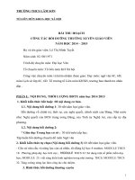 bài thu hoạch bồi dưỡng thường xuyên module 18, 22, 25, 32 thcs 