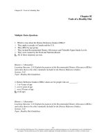 Wardlaws perspectives in nutrition a functional approach 1st edition byrd bredbenner test bank 