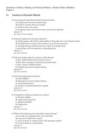 The economics of money banking and financial markets 1st edition mishkin test bank 