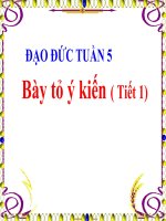 Bài 3. Biết bày tỏ ý kiến