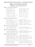 chuyên đề và 50 đề ôn thi học kỳ 1 toán 11