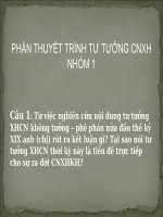 Từ việc nghiên cứu nội dung tư tưởng XHCN không tưởng – phê phán nửa đầu thế kỷ XIX anh (chị) rút ra kết luận gì tại sao nói tư tưởng XHCN thời kỳ này là tiền đề trực tiếp cho sự ra đời CNXHKH 