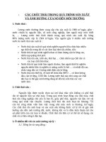 CÁC CHẤT THẢI TRONG QUÁ TRÌNH sản XUẤT và ẢNH HƯỞNG của nó đến môi TRƯỜNG 