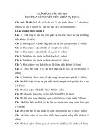 ngân hàng câu hỏi thi học phần lý thuyết điều khiển tự động và đáp án 