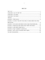 xây dựng hệ thống phát hiện và phòng chống xâm nhập (NIDS) mô phỏng trên phần mềm snort 