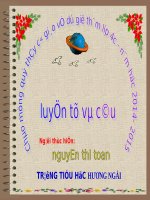 Tuần 5. MRVT: Trung thực - Tự trọng