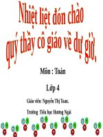 Giới thiệu nhân nhẩm số có hai chữ số với 11