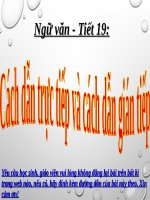 Bài 4. Cách dẫn trực tiếp và cách dẫn gián tiếp