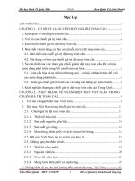 Đề án quản trị kinh doanh  Thực trạng và giải pháp cho ngành dệt may Việt Nam trong chuỗi giá trị toàn cầu