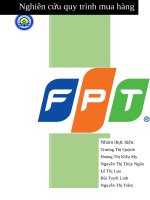 Quy trình mua hàng của FPT