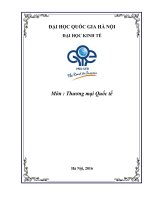 Vận dụng lý thuyết lợi thế so sánh vào xuất khẩu hàng may mặc của việt nam 
