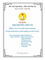 Vai tro cua NHTW tren TTTT va kinh nghiem mot so nuoc