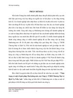 Thực trạng và một số giải pháp marketing mix của công ty TNHH thương mại và dịch vụ trần anh 