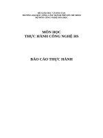 báo cáo thực hành công nghệ hs 