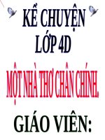 Tuần 4. Một nhà thơ chân chính