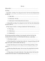 Vận dụng quan điểm của đảng về xây dựng nền văn hóa việt nam tiên tiến ,đậm đà bản sắc dân tộc với thế hệ thanh niên hiện nay 