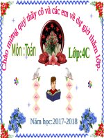 Bảng đơn vị đo khối lượng