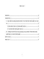 Phân tích các hình thức hành nghề của Luật sư theo quy định của pháp luật hiện hành