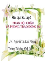 Bài 5. Phan Bội Châu và phong trào Đông du