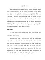 Bài tập nhóm vụ án dân sự về tranh chấp đất đai