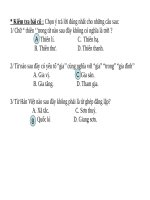 Bài 6. Từ Hán Việt (tiếp theo)