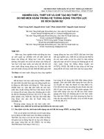 NGHIÊN cứu, THIẾT kế và CHẾ tạo bộ THIẾT bị đo mô MEN XOẮN TRONG hệ THỐNG ĐỘNG TRUYỀN lực XE XÍCH QUÂN sự 