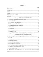 PPDH Hóa học  Rèn luyện kĩ năng sử dụng ngôn ngữ hóa học cho HS ở trường PT.