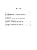 Quá trình hình thành, phát triển và hoàn thiện đường lối cách mạng giải phóng dân tộc  