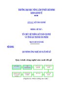 tổ chức hệ thống kế toán chi phí và tính giá thành sản phẩm 