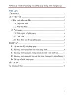 phép quay và các ứng dụng của phép quay trong hình học phẳng 