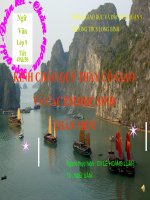 Bài 11. Đoàn thuyền đánh cá