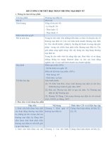 đề cương chi tiết học phần thương mại điện tử 