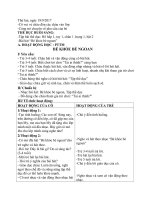 GIÁO ÁN BẢN THÂN LỚP GHÉP