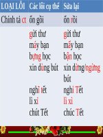 Tuần 6. Trả bài văn viết thư