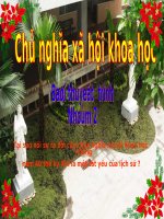 Tại sao nói sự ra đời của chủa nghĩa xã hội khoa học những năm 40 thế kỷ XIX là một tất yếu của lịch sử 