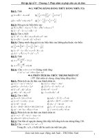 Bài tập Ôn Chương I - Đại số 8